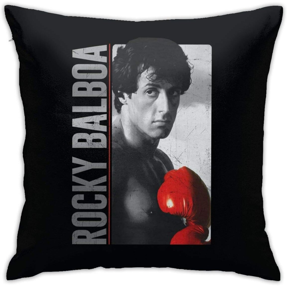 Rocky Balboa Pattern Throw Pillow Covers Polyester Cushion Cover Cases Pillowcases Sofa Home Decor