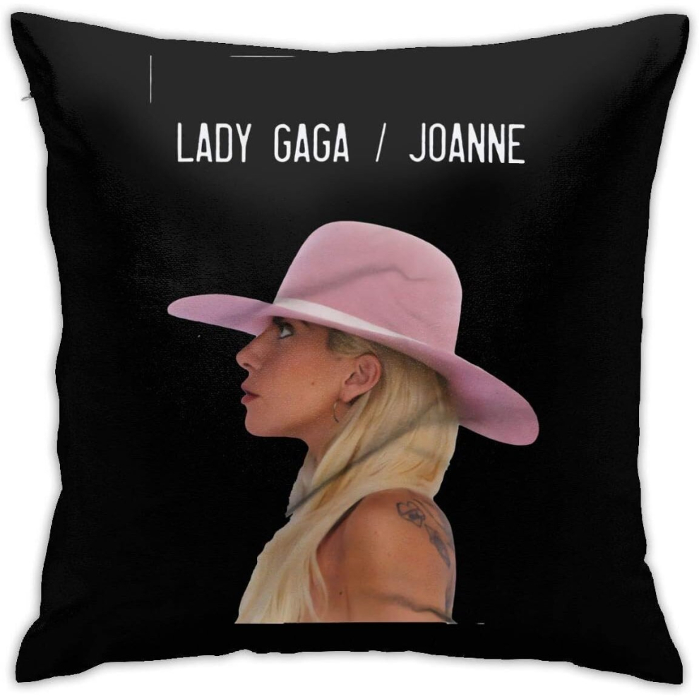 Lady Gaga Joanne Pattern Throw Pillow Covers Polyester Cushion Cover Cases Pillowcases Sofa Home Decorative