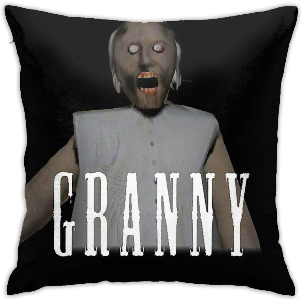 Kerota Mobile Horror Game Granny Cushion Throw Pillow Cover Decorative Pillow Case 45Cm*45Cm