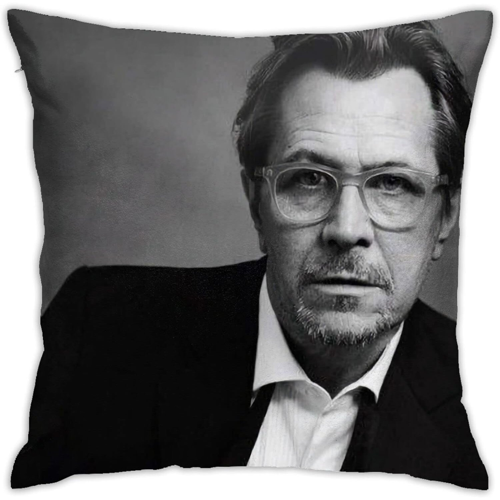 Gary Oldman Pillow Covers Plush Surface Double Sided Printing Pillow case - 18x18 inch-image-OPC-PCSGPFR-NEW