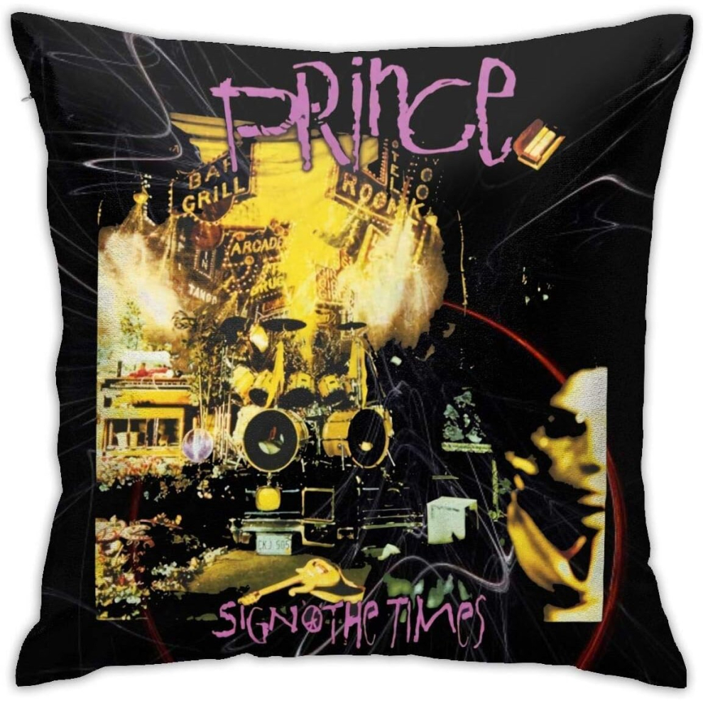 Kerota Prince Sign O The Times Sofa Pillow Cases Square Pillow Covers Decorative Cushion Covers