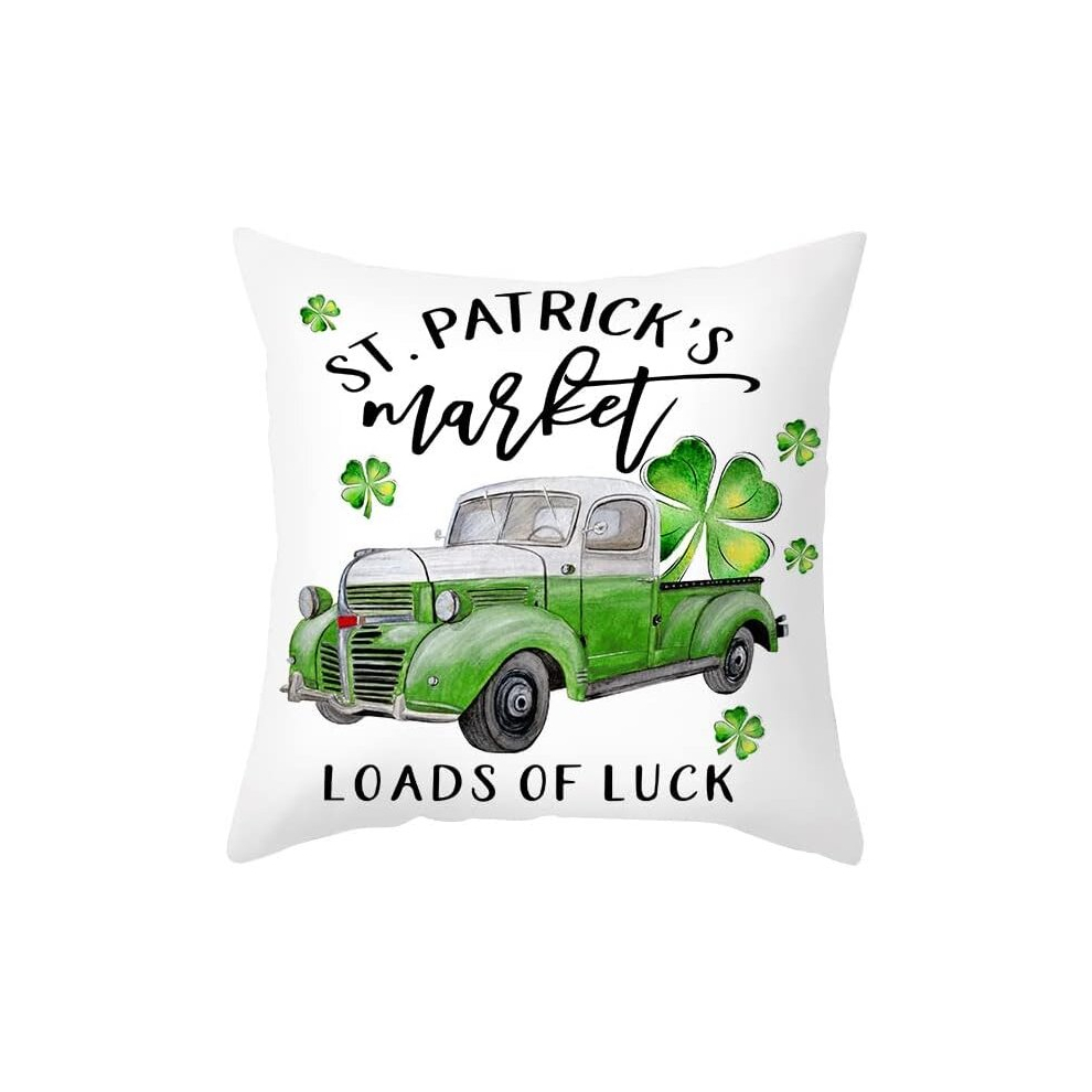 Decorative Pillows St Patrick's Day Irish National Day Pillowcase, Tpr445-5,45*45Cm (Excluding Pillow Core)-image-OPC-PCSGY9J-NEW