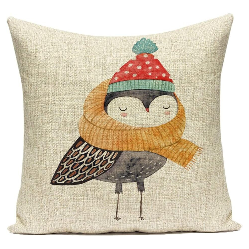 Cartoon Animal Decorative Square Pillowcase Cushion Cover Pillowcase, Home Decor Decorations Sofa Sofa Bed Chair Kids 45*45cm/18 x 18Inch #18-image-OPC-PCSGZWF-NEW