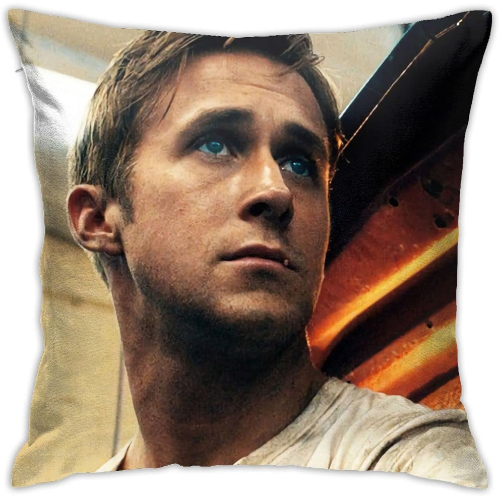 Ryan Gosling Pillow Covers Plush Surface Double Sided Printing Pillow case - 18x18 inch