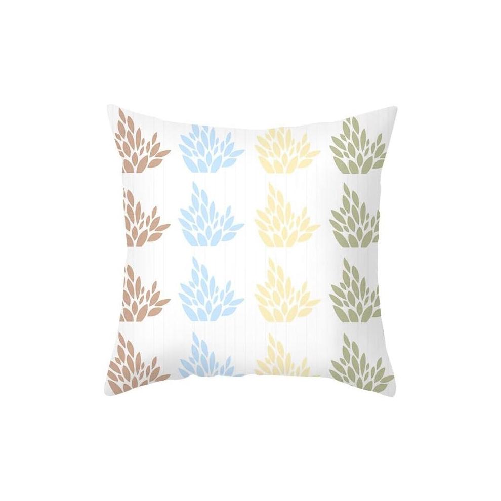 Fall Pillow Covers Leaf Series Office Cushion Pillow Cover, Tpr347-8,45*45Cm (Excluding Pillow Core)-image-OPC-PCSH2P2-NEW