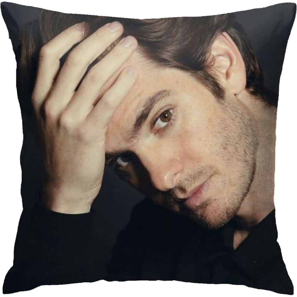 Andrew Garfield Pillow Covers Double Sided Plush Pillow Cases Dorm Decor for Bedroom Living Room 18x18 inch-image-OPC-PCSH5TF-NEW