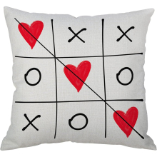 Linen Holiday Valentine's Day Car Sofa Cushion Pink Love Pillow Succulent Pillows Decorative Throw Pillows (V, A)