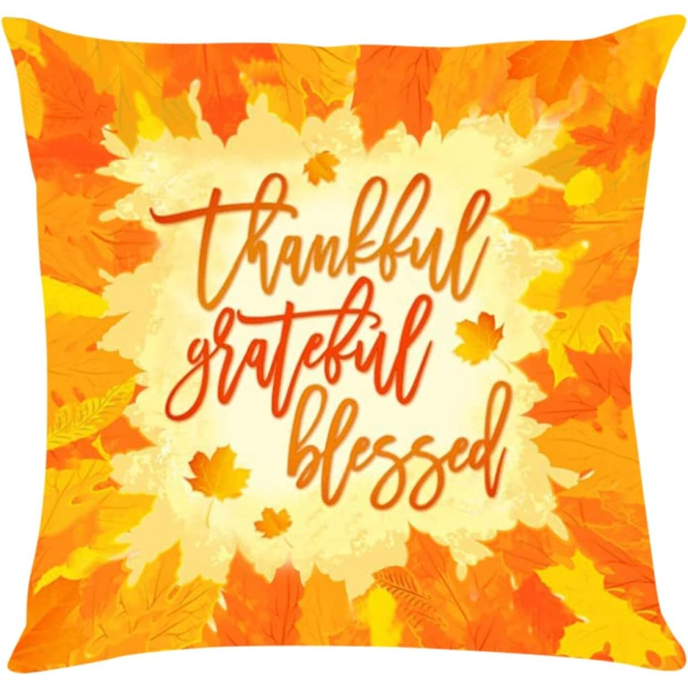 Thanksgiving Fall Home Sofa Cover Decor Cushion Pillowcase Pillows for Couch Decorative Set (D, One Size)-image-OPC-PCSH79P-NEW