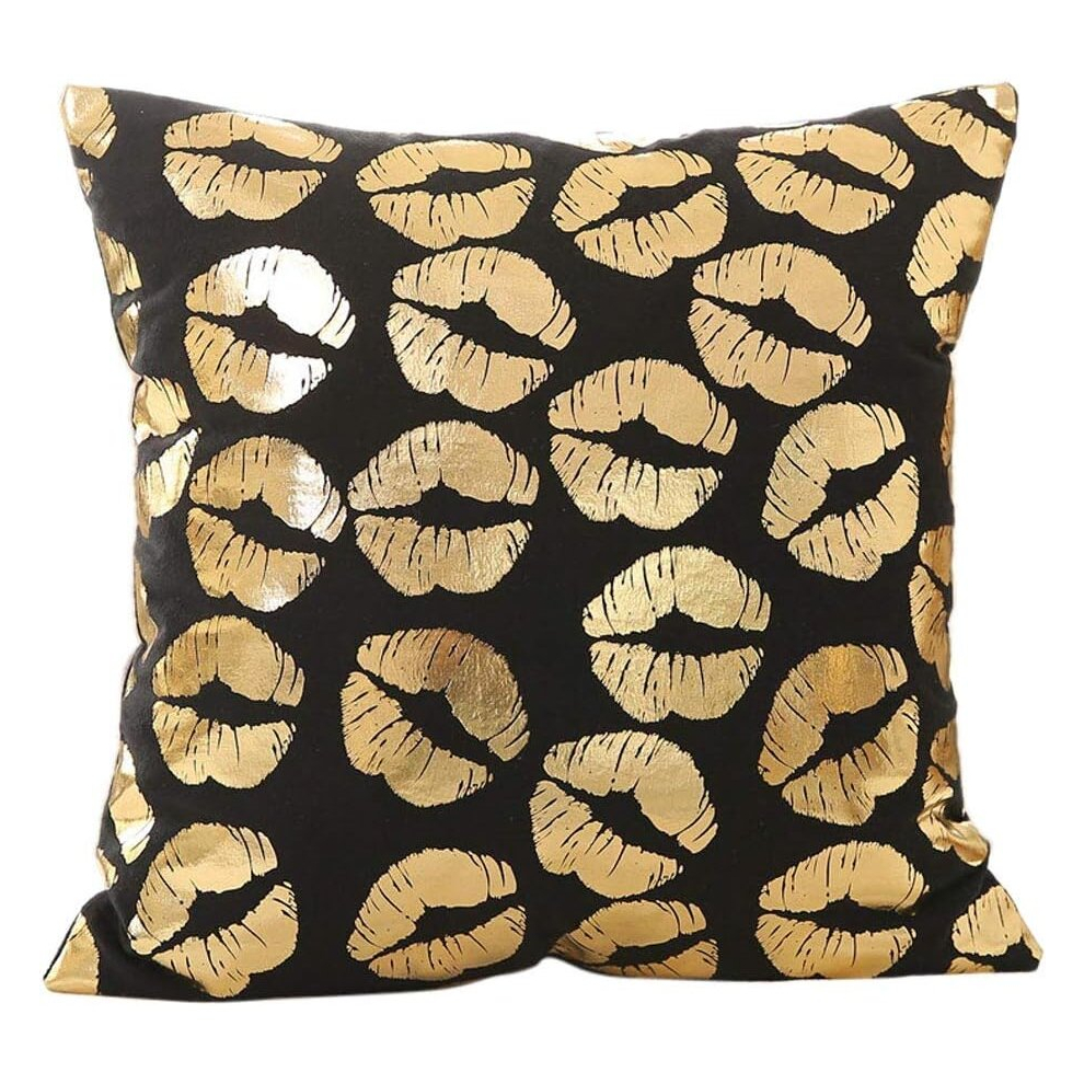 Hot Stamping Merry Christmas Decorations Throw Pillow Covers Cushion Covers Pillowcases 18x18 Inch - Gold 7-image-OPC-PCSH7ZB-NEW