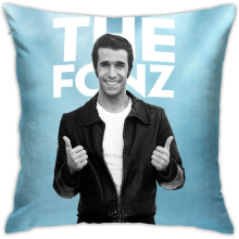 18 X18 in Decoration Throw Pillowcases Happy Days The Fonz Pillow Case Square Throw Pillow Covers Sofa Cushion