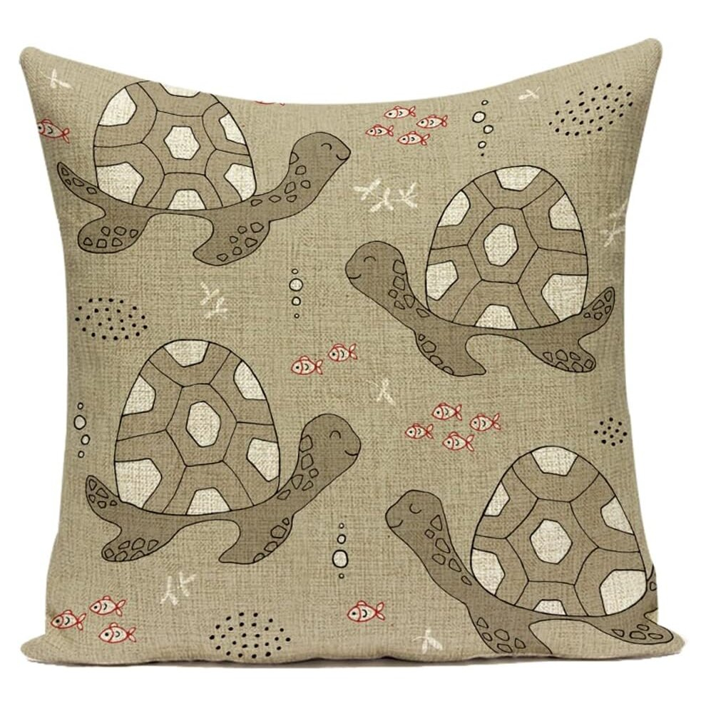 Square Pillowcase Cartoon Cat Cushion Cover Home Sofa Chair Sofa/Bedroom Decorative Pillowcase 45*45cm/18 x 18Inch #9-image-OPC-PCSHCNC-NEW