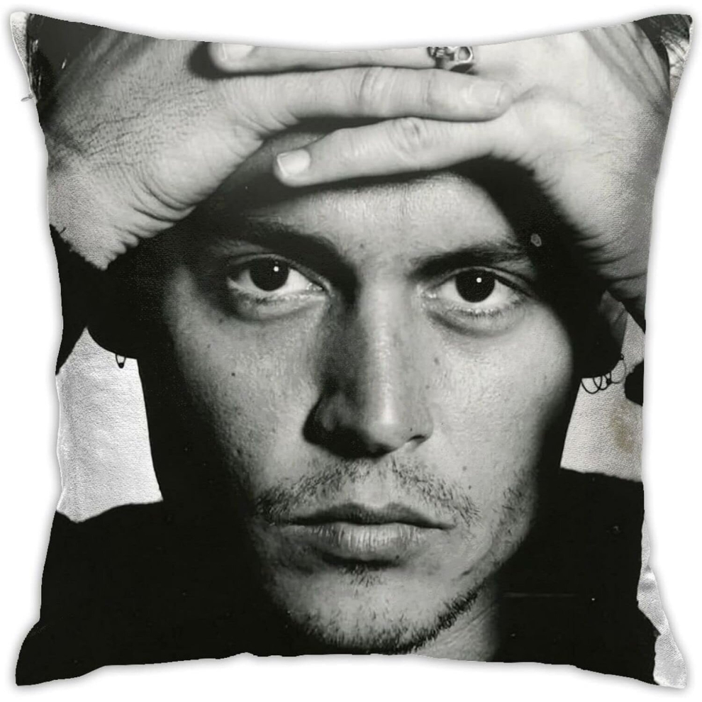 Johnny Depp Pillow Covers Pillow Cases Indoor Outdoor 45x45cm(18x18 inch)-image-OPC-PCSHHDR-NEW