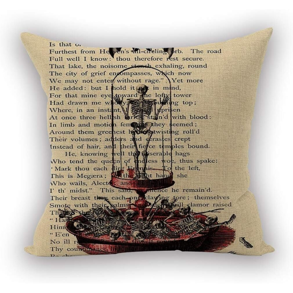 Sheet Music Decorations Linen Throw Pillow Covers Home Decor Cushion Cover for Sofa Couch 18x18 Inch / 45x45 CM - 3#-image-OPC-PCSHHJ6-NEW
