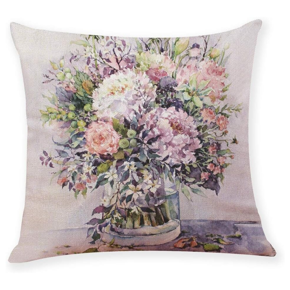 Cushion Case Home Decor Cushion Cover Graffi Style Throw Pillowcase Pillow Covers for Sofa Couch Home, 18X18inch-image-OPC-PCSHJG6-NEW