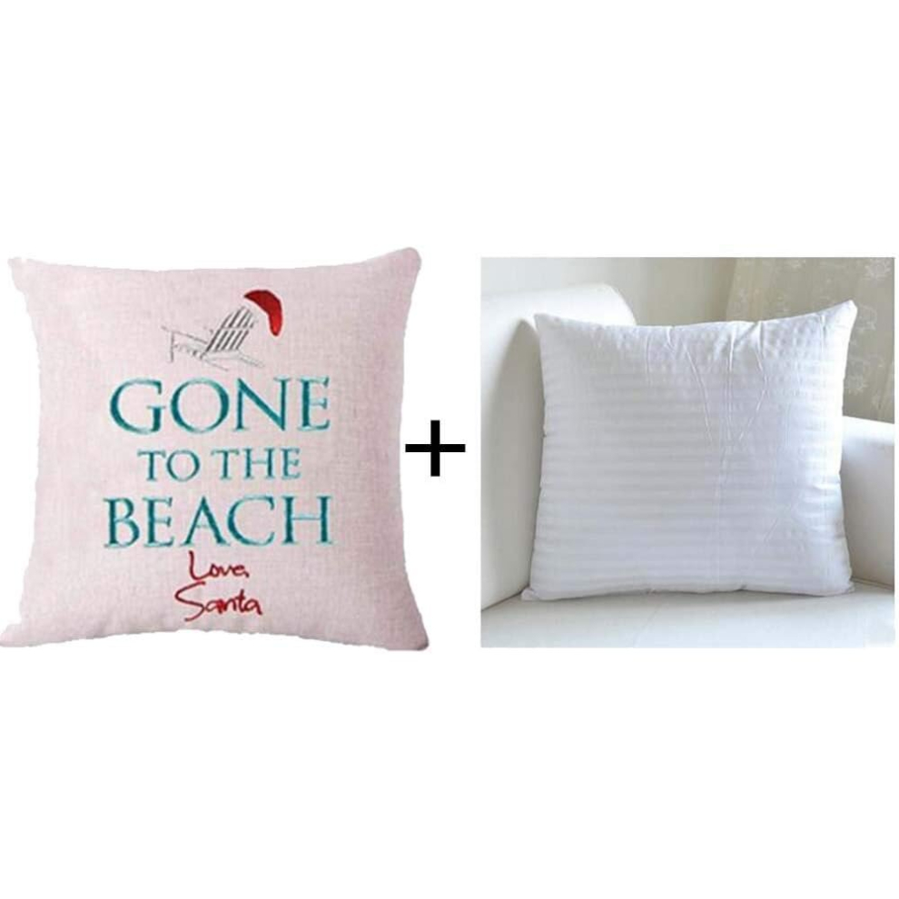 Christmas is Better at The Beach Cotton Linen Square Throw Pillow Case Cushion Cover 18 x 18 Throw Pillow Covers (13)-image-OPC-PCSHJQX-NEW