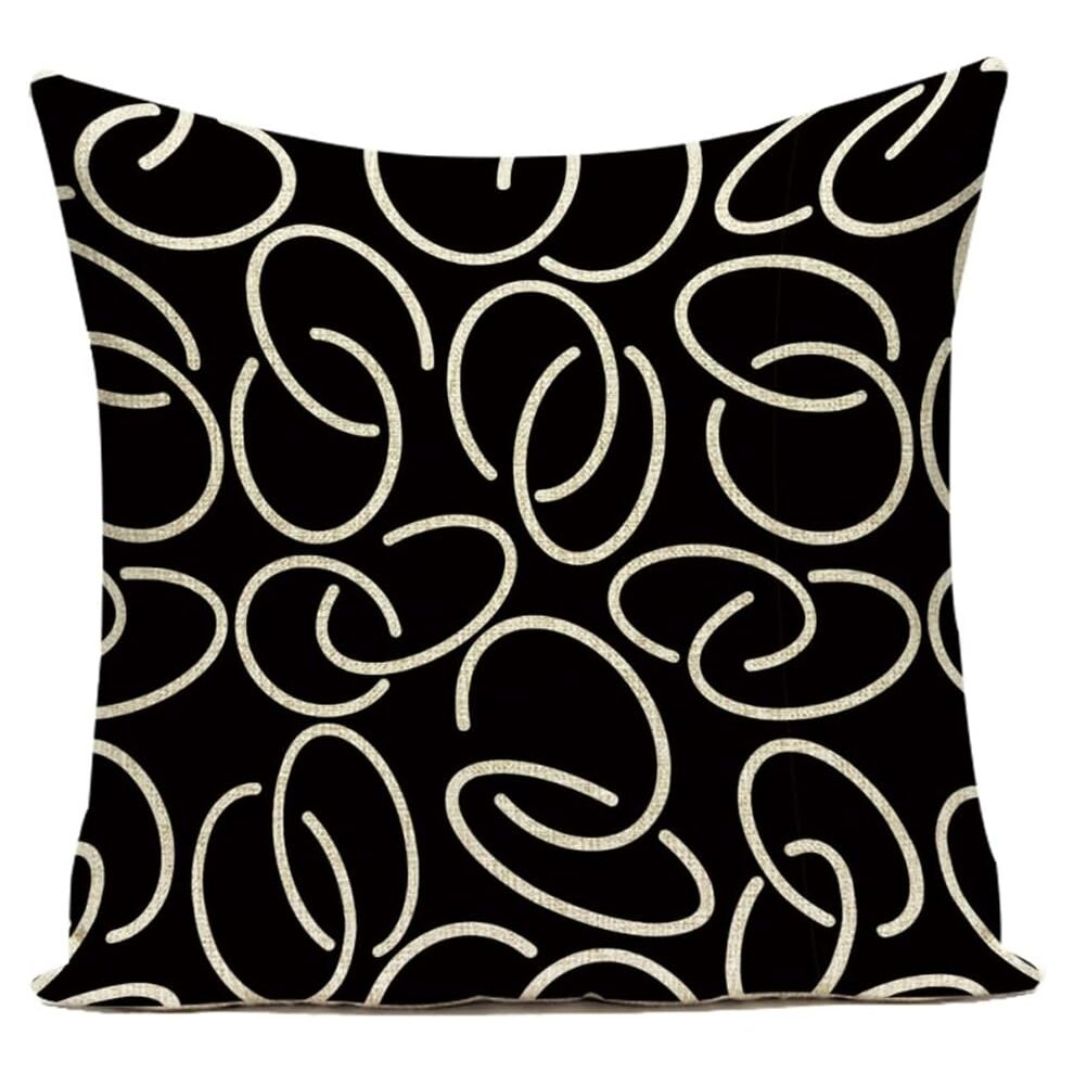 Cushion Cover Decorative Pillow Boho Cover Square Modern Luxury Pillowcase Bed Sofa Living Room 45*45cm/18 x 18Inch #3-image-OPC-PCSHP75-NEW