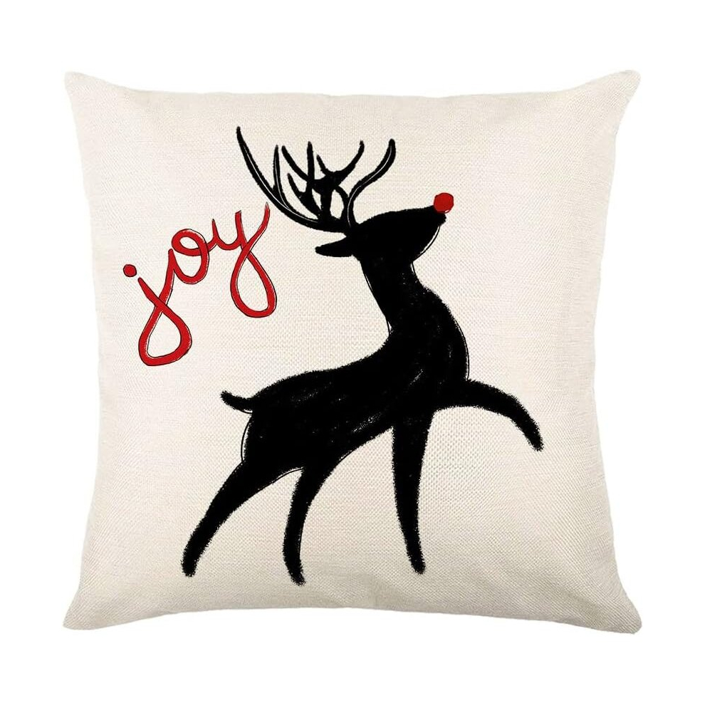 Fall Decorations for Home Elk Christmas Tree Holiday Pillowcase, Jym199-4,45*45Cm (Excluding Pillow Core)-image-OPC-PCSHQ5W-NEW
