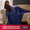 Silentnight Silentnight Comfort Control 9-Heat Setting Heated Throw - Navy - 120  X 160 5