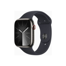 Apple Watch Series 9 (GPS + Cellular) - 45 mm - graphite stainless steel - smart watch with sport band - fluoroelastomer - Refurbished