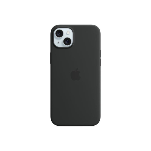 Apple Apple - Back cover for mobile phone - MagSafe compatibility - silicone - black - for iPhone 15 Plus