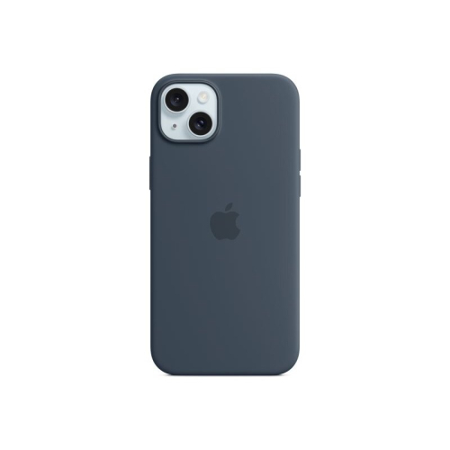 Apple Apple - Back cover for mobile phone - MagSafe compatibility - silicone - storm blue - for iPhone 15 Plus