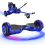 (Galaxy Blue Bundle) 6.5'' Hoverboard and Hoverkart Go Kart LED Bundle 1