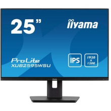 Pantalla IIYAMA 25'' IPS 4ms 16:10 1920x1200 VGA HDMI DisplayPort HUB USB (2x2.0) soporte ajustable en altura Pivot / XUB2595WSU-B5