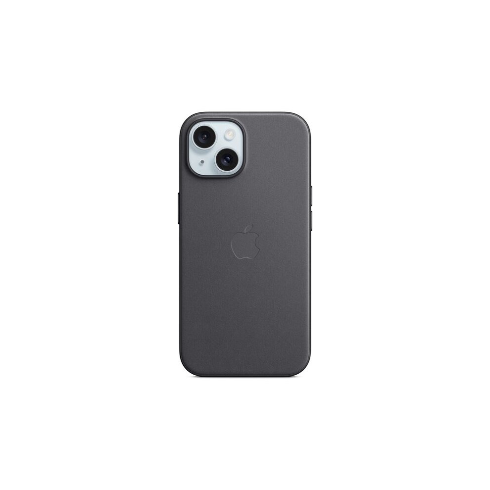 Apple - Back Cover For Mobile Phone - Magsafe Compatibility - Microtwill, Finewoven - For Iphone 15 Black