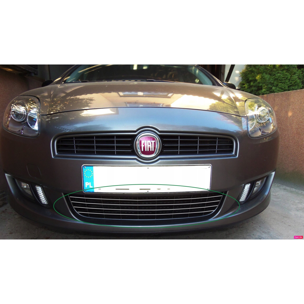 Fiat Bravo Ii 2 - Chrome Grill Trims - Radiator Bar Accents Decoration Atrapa Tuning 4092662825875