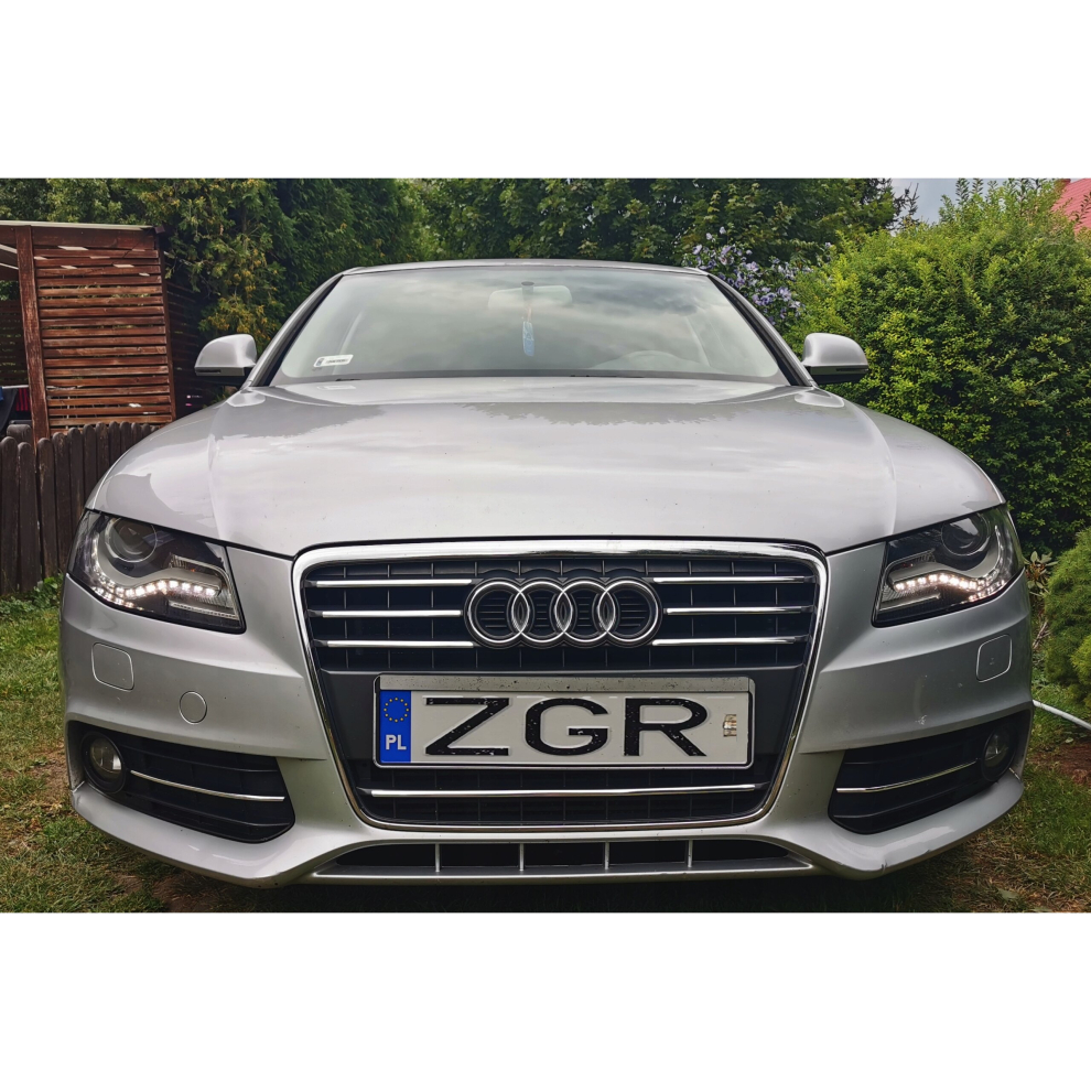 AUDI A4 B8 - Chrome Grill Trims - Radiator Bar Accents Decoration atrapa TUNING