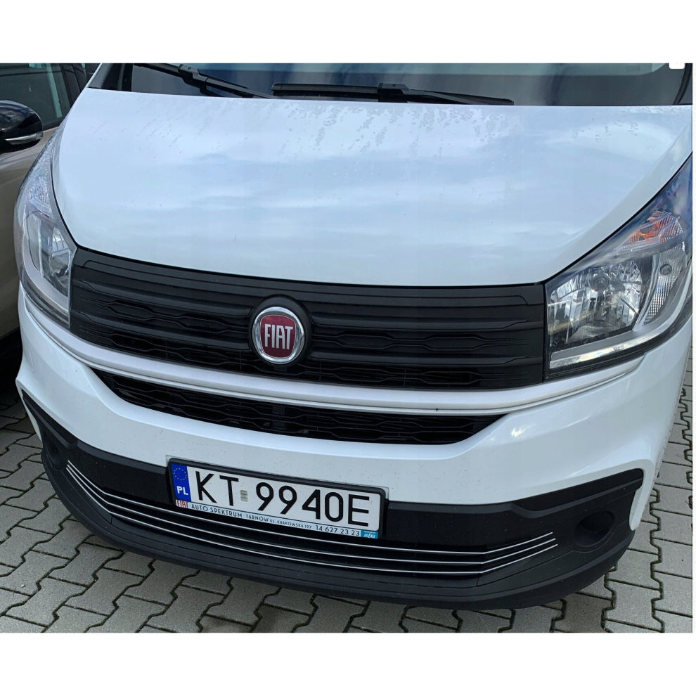 Fiat Talento - Chrome Grill Trims - Radiator Bar Accents Decoration Atrapa Tuning 4131043867421