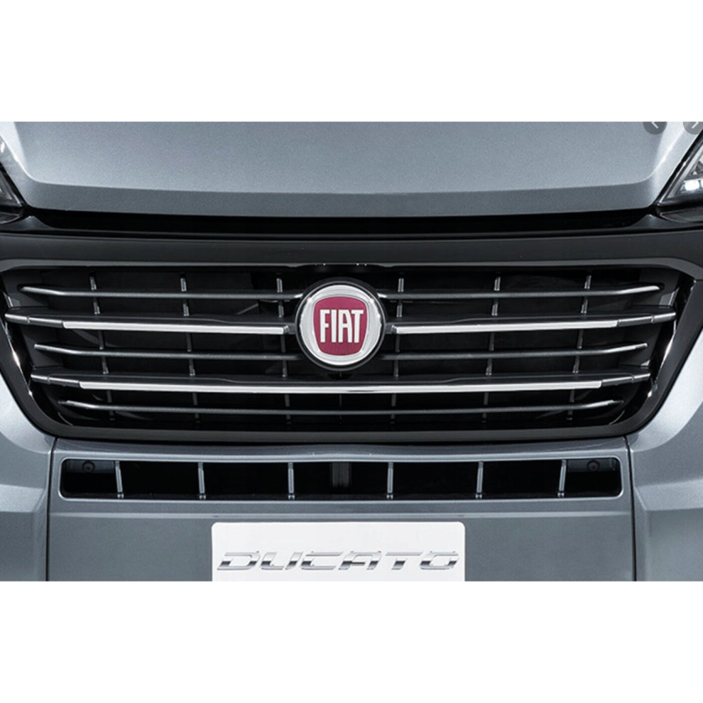 FIAT DUCATO III - Chrome Grill Trims - Radiator Bar Accents Decoration atrapa TUNING
