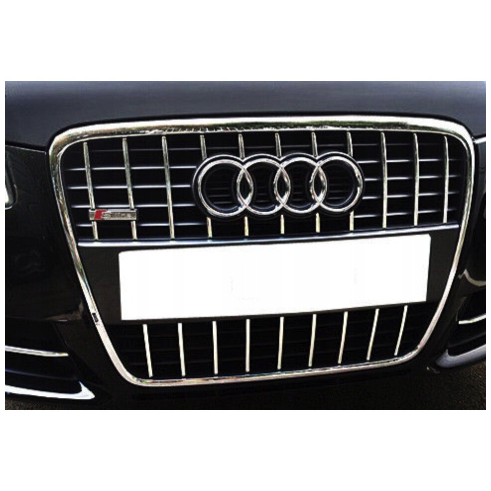 Audi A4 B7 S-Line Chrome Grill Trims - Radiator Bar Accents Decoration Atrapa Tuning 4119849771616