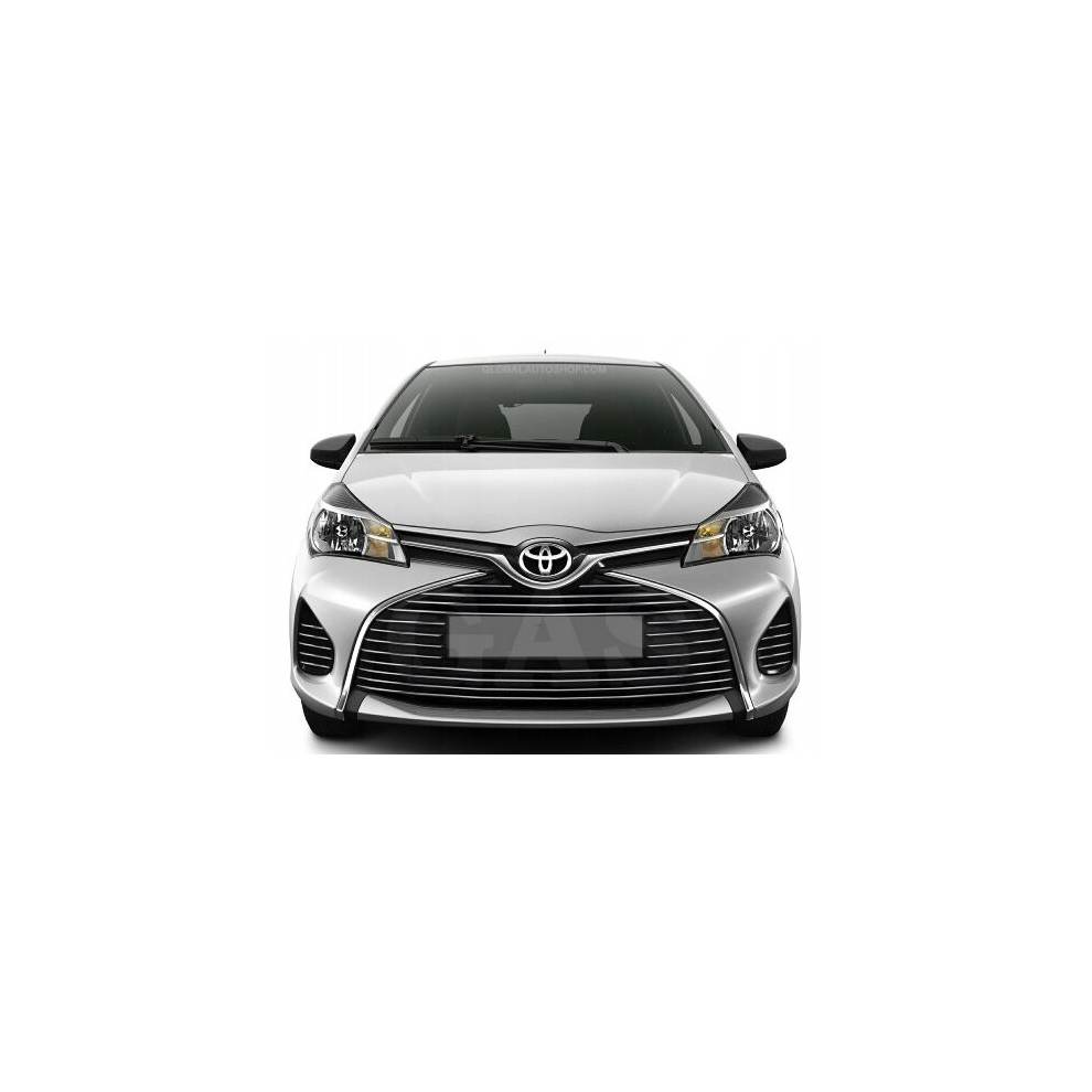Toyota Yaris Iii Chrome Grill Trims - Radiator Bar Accents Decoration Atrapa Tuning 4111846253188