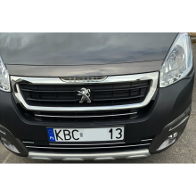 PEUGEOT PARTNER Chrome Grill Trims – Radiator Bar Accents Decoration, Easy Install Tuning Strip, High-Gloss PVC