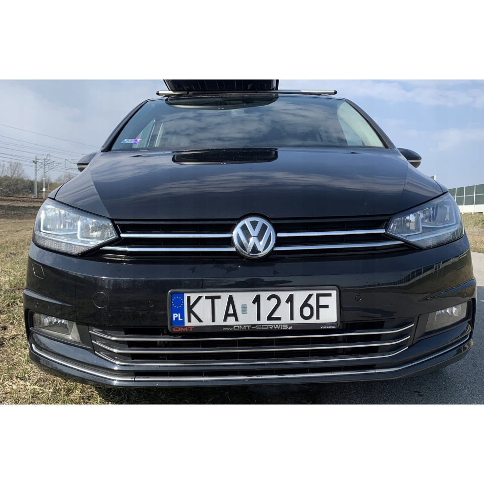 Vw Touran Iii 3 - Chrome Grill Trims - Radiator Bar Accents Decoration Atrapa Tuning 4102427347297