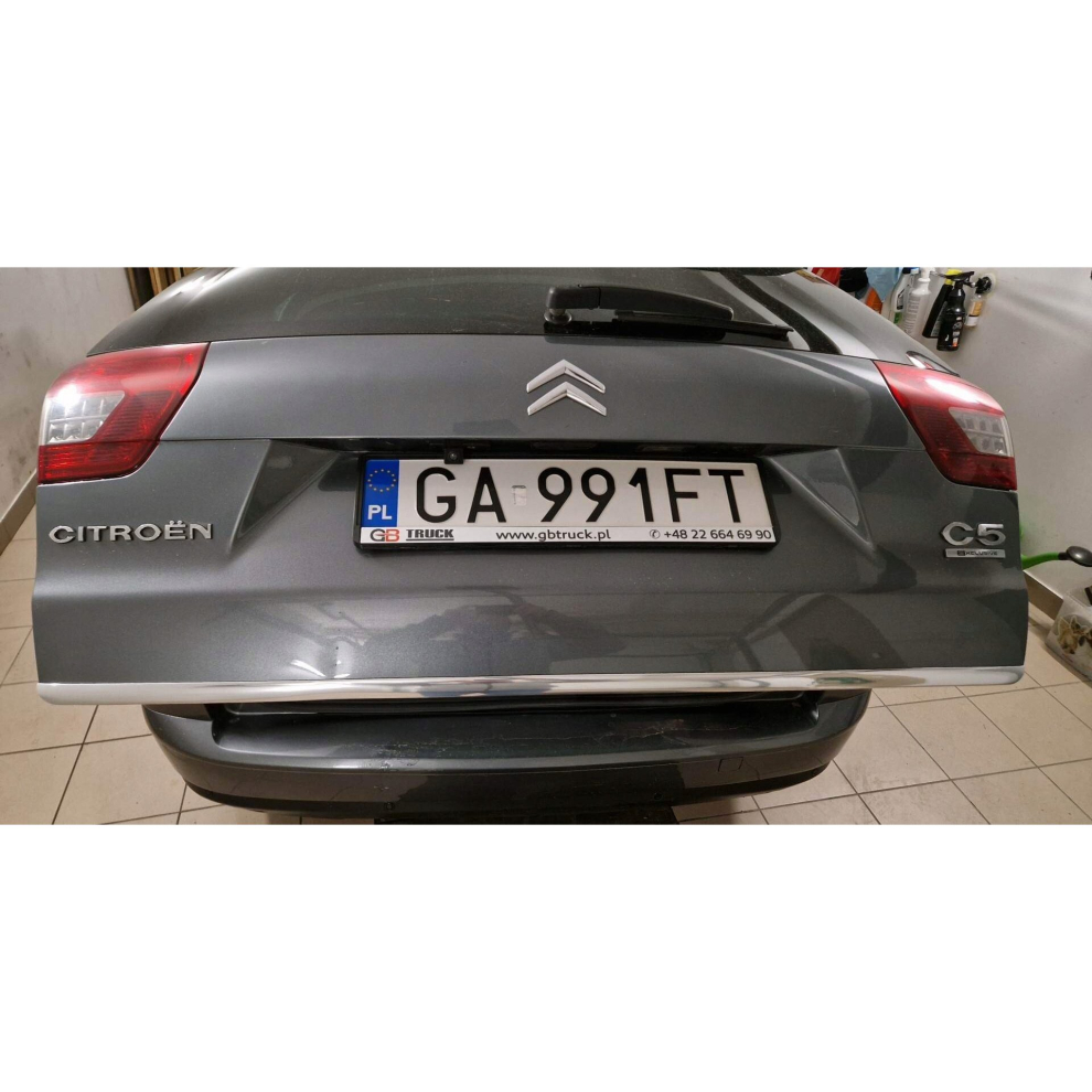 Citroen C5 Iii Estate Chrome Trunk Trim - Tailgate Accent - Premium Car Rear Detail - Shine Enhancer 4171164436533