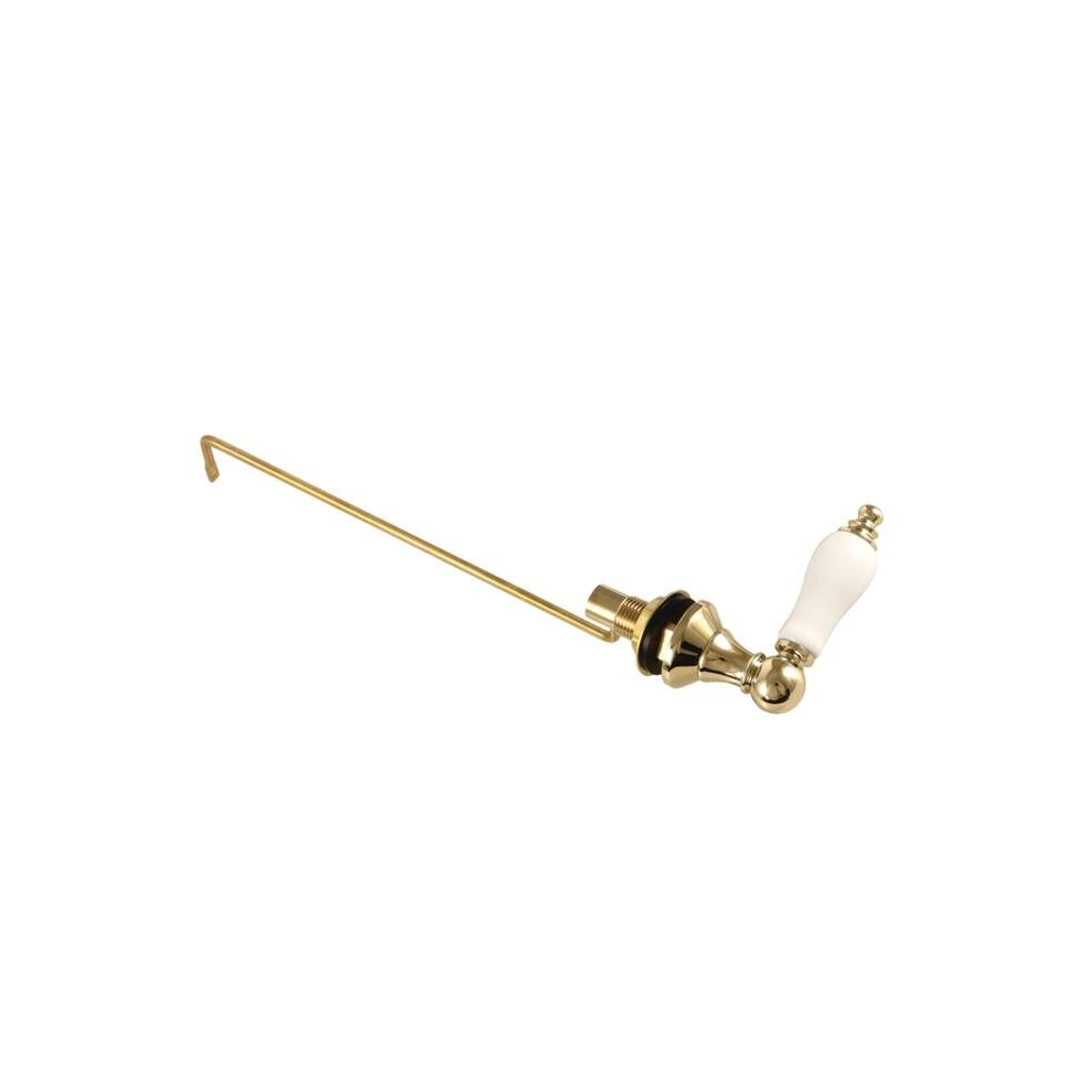 Kingston Brass Ktpls2 Victorian Toilet Tank Lever With Porcelain Handle, Polished Brass 663370840838