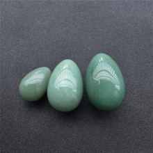3pcs/lot Green Aventurine Yoni Egg Set Vaginal Tightening Ball Massage Exerciser vulva egg function assisted Hygiene
