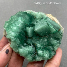 100% Natural green fluorite Mineral specimen cluster Stones and crystals Healing crystal