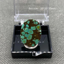 100% Natural polish Turquoise Mineral specimen stones and crystals healing crystals quartz + box size? 35*35*35 mm