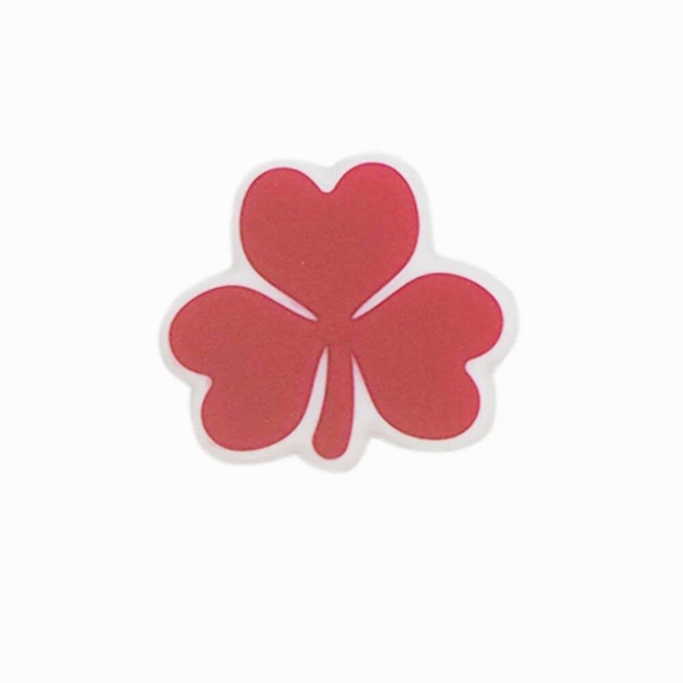Chenkai 50Pcs Shamrock Silicone Beads Cartoon Beads Bpa Infant Chewable Dummy Necklace Pacifier Toy Gift Accessories Multicoloured