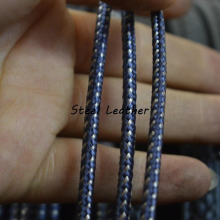 5m/lot Approx 3.1mm navy nylon rope cords with stainless steel wire for jewelry cords material findings hot nylon strand
