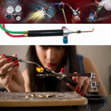 The Little Torch Portable Acetylene Oxygen Torch Soldering, Mini Gas Welding Torch Equipment Jewelry Making Tools