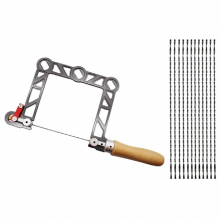 Manual Wire Saw 4-Inch Hand Tools Home Accessories Durable Guide Dowel Jig Kit DIY Shape Cutting Tool
