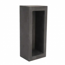 Graphite Crucible Rectangular Portable Ingot Casting Mold Safe Melting Heat Resistant Refining High Purity for Copper