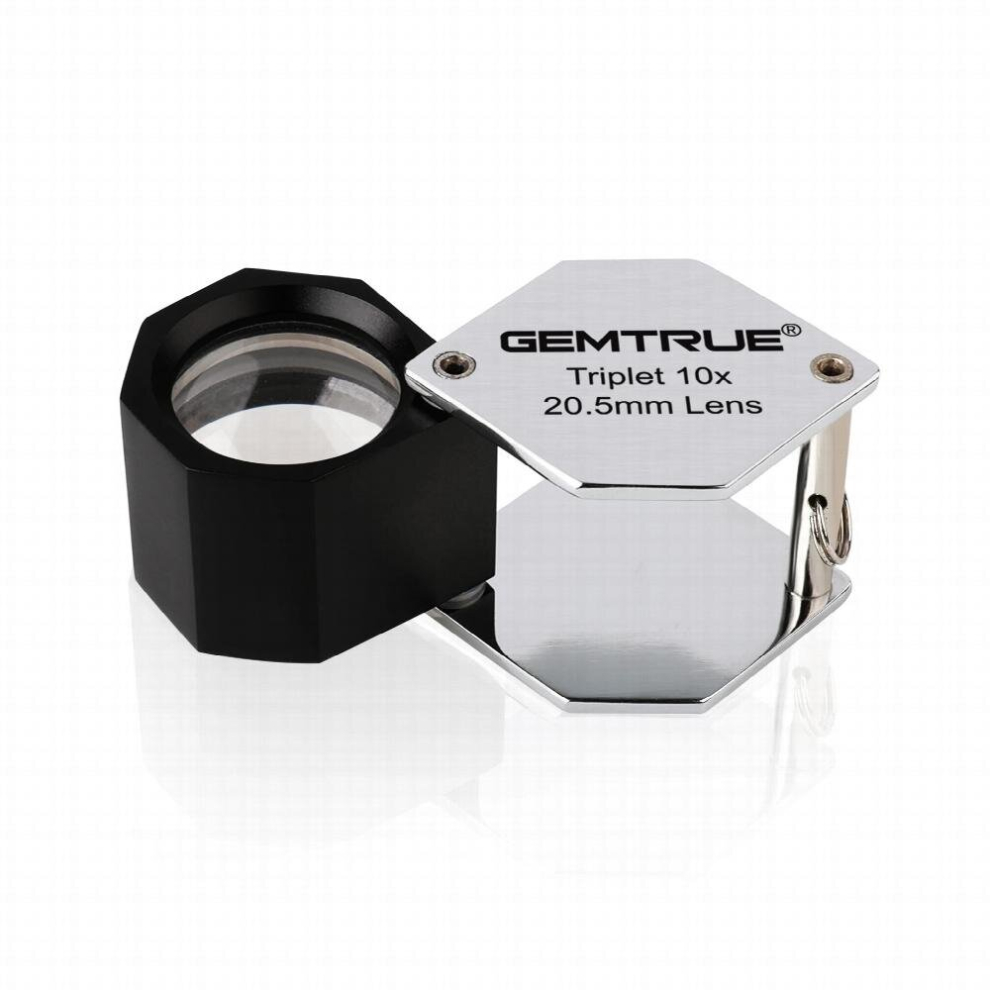 DK16009 DiKaiTools GemTrue 10X 20.5mm Diameter Diamond Optical Triplet Loupe
