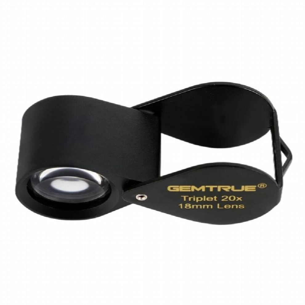Directly Jewelry Portable 15X 18Mm Metal High Power Diamond Triplet Loupe Gem Checking Tool