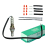 UNIVERSAL 4 WIRE OXYGEN LAMBDA SENSOR/ O2 SENSOR FOR SAAB,SEAT,SKODA,SMART,SUZUKI,TOYOTA,VAUXHALL,VOLVO,VW 2