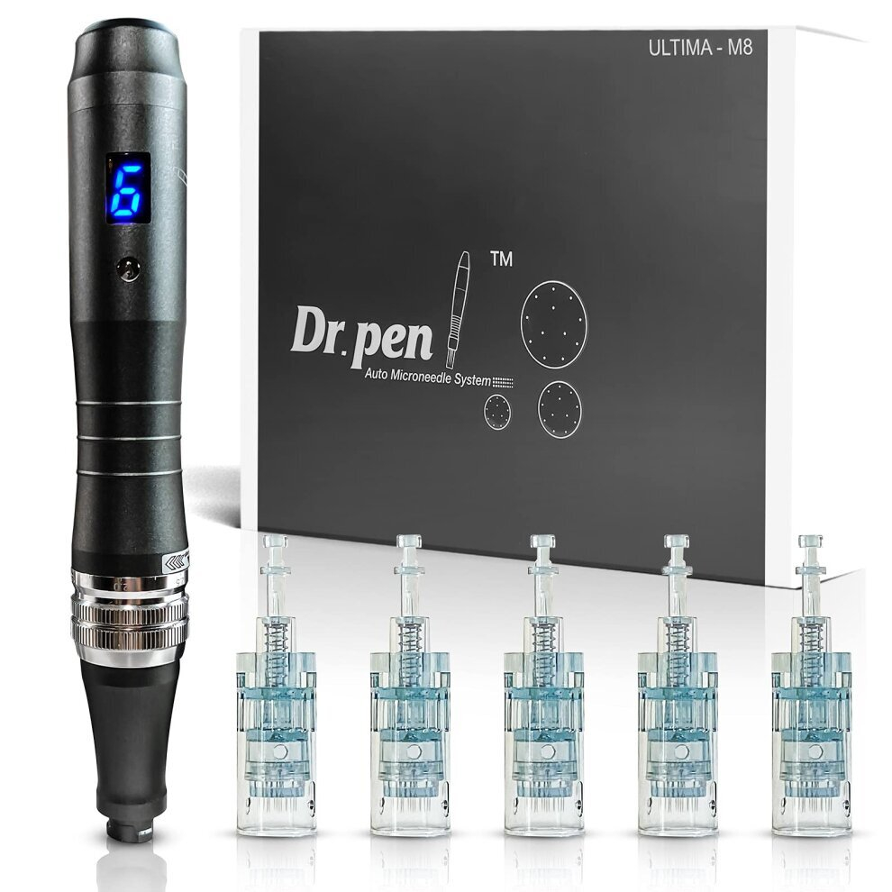 Dr. Pen Ultima M8 Microneedling Pen Professional Kit With 5Pcs 16Pin And 2Pcs 36Pin